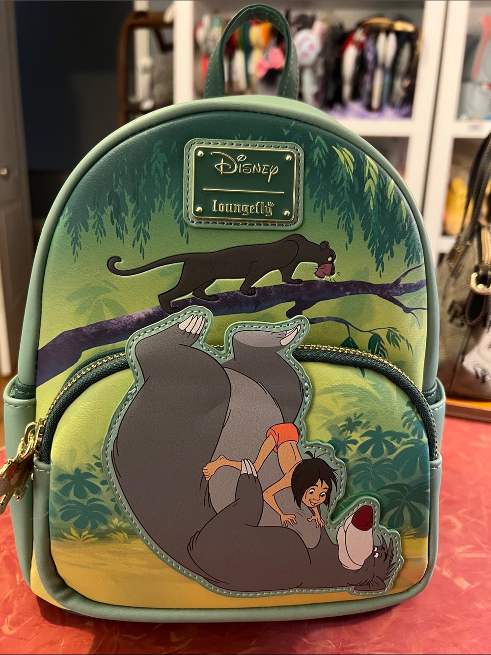 Rare Disney Loungefly Jungle Book Mini Backpack - featuring Bagheera